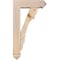 Ekena Millwork Olympic Arts and Crafts Smooth Bracket w/ Offset Brace, Douglas Fir, 5 1/2"W x 16"D x 28"H BKT0604X16X28OLY03SDF - alternate 3